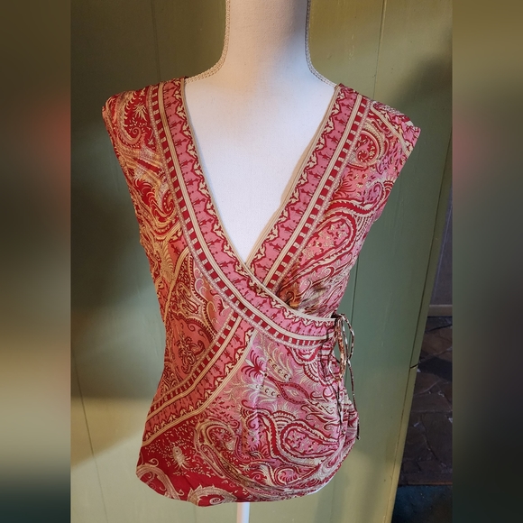 Plenty by Tracy Reese Tops - Plenty wrap style blouse medium